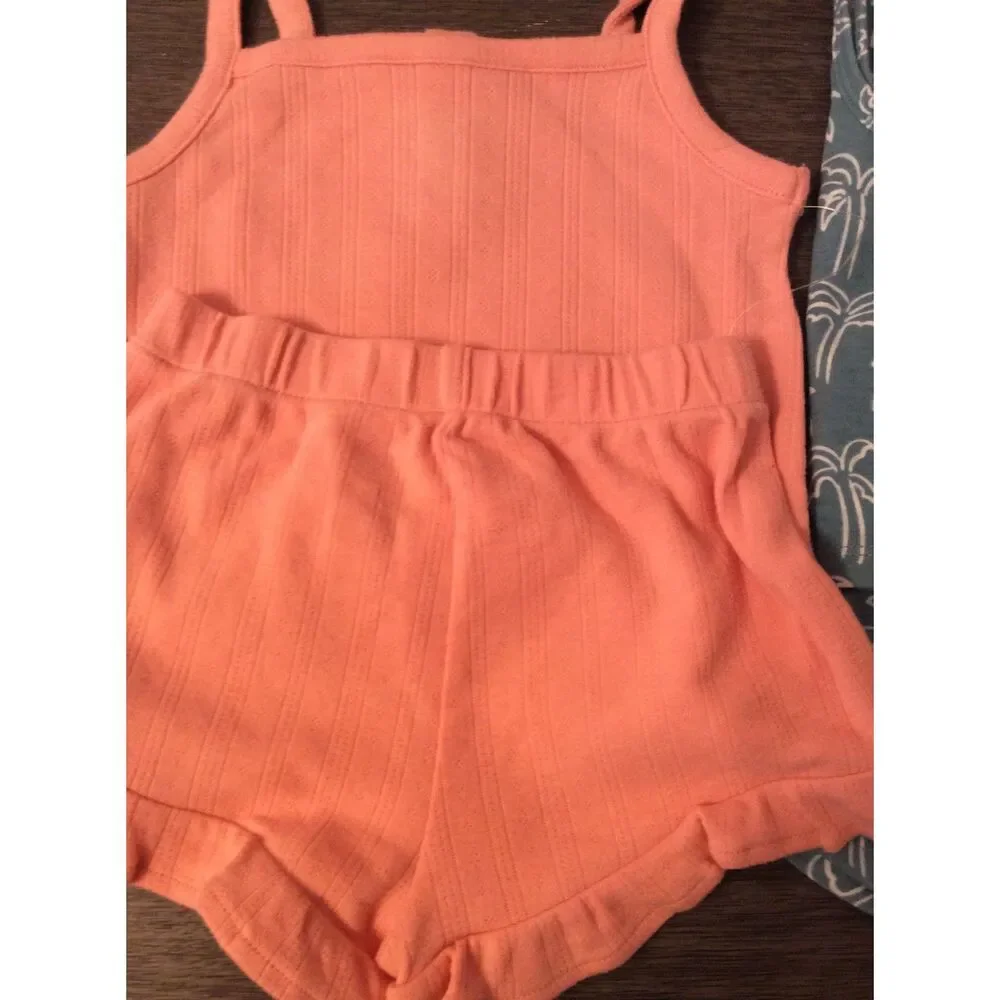 New NWT 3-6 Months Baby Girl Summer Sets Lot of 2 Cloud Island